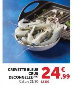 Maximarché Crevette bleue crue decongelee offre