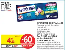 Intermarché Express APÉRICUBE COCKTAIL 48C offre