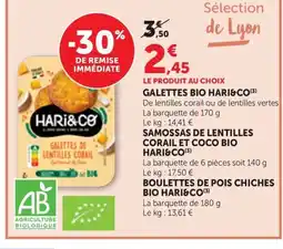 Maximarché HARI&CO Galettes bio offre