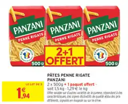 Intermarché Express PÂTES PENNE RIGATE PANZANI offre