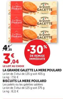 Maximarché LA MERE POULARD La grande galette offre