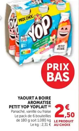 Maximarché YOPLAIT Yaourt a boire aromatise petit yop offre