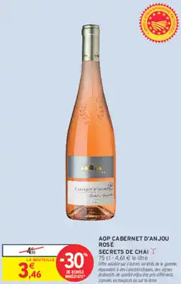 Intermarché Express AOP CABERNET D'ANJOU ROSE SECRETS DE CHAI offre