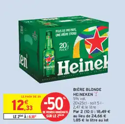 Intermarché Express BIÈRE BLONDE HEINEKEN offre