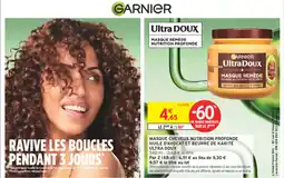 Intermarché Express MASQUE CHEVEUX NUTRITION PROFONDE HUILE D'AVOCAT ET BEURRE DE KARITÉ ULTRA DOUX offre
