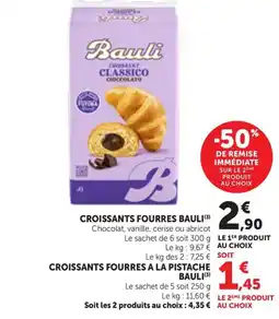 Maximarché BAULI Croissants fourres offre