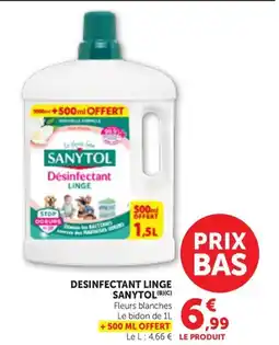 Maximarché SANYTOL Desinfectant linge offre