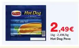 Hmarket PAVO Hot Dog offre