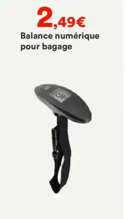 Hmarket Balance numérique pour bagage offre