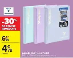 Carrefour Market Studyrama Agenda Pastel offre