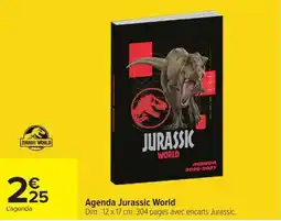 Carrefour Market Jurassic World Agenda offre