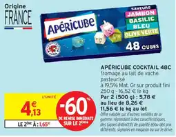 Intermarché APÉRICUBE offre