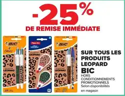 Carrefour Market BIC Collection Leopard offre
