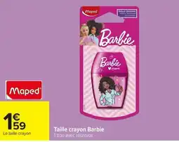 Carrefour Market Maped Taille crayon Barbie offre