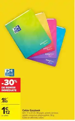 Carrefour Market Oxford Cahier Easybook offre