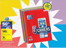 Carrefour Market Oxford Cahiers Easybook offre