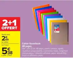 Carrefour Market Koverbook Cahier offre