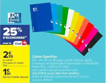 Oxford Cahier OpenFlex