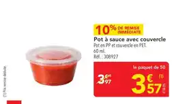 METRO Pot à sauce avec couvercle offre