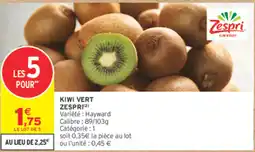 Intermarché Contact Zespri Kiwi Vert offre