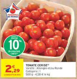 Intermarché Contact TOMATES DE FRANCE offre