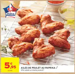 Intermarché Contact Ailes de poulet au paprika offre