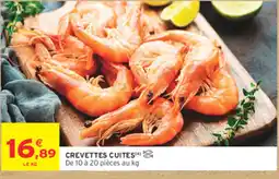 Intermarché Contact CREVETTES CUITES offre