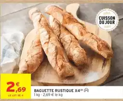 Intermarché Hyper BAGUETTE RUSTIQUE offre