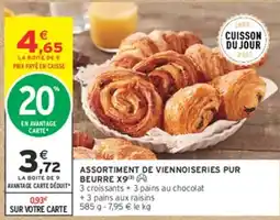 Intermarché Hyper ASSORTIMENT DE VIENNOISERIES PUR BEURRE offre