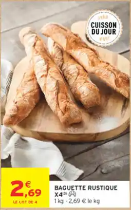 Intermarché Contact CUISSON DU JOUR BAGUETTE RUSTIQUE offre