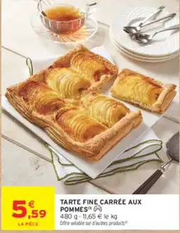Intermarché Contact TARTE FINE CARRÉE AUX POMMES offre
