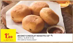 Intermarché Contact BEIGNET CHOCOLAT NOISETTE offre
