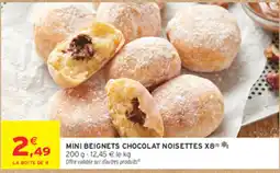 Intermarché Contact MINI BEIGNETS CHOCOLAT NOISETTES offre