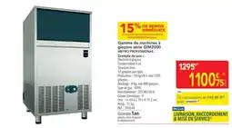 METRO METRO Professional Machine à glaçons offre