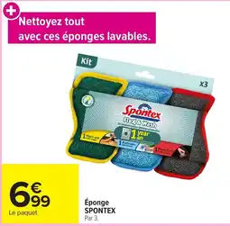 Carrefour Market Spontex Éponge offre