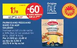 Intermarché Hyper Galbani Parmigiano Reggiano Râpé Fin offre