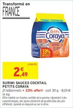 Intermarché Contact Petits Coraya offre