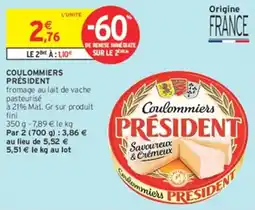Intermarché Hyper Coulommiers PRÉSIDENT offre