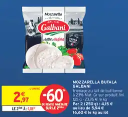 Intermarché Contact Galbani Mozzarella offre