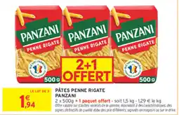 Intermarché Contact PANZANI PÂTES PENNE RIGATE offre