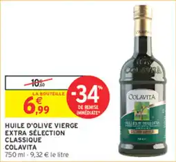 Intermarché Contact COLAVITA Huile d'olive vierge extra offre