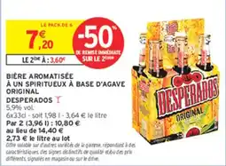 Intermarché Hyper Desperados Bière aromatisée offre