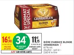 Intermarché Hyper GRIMBERGEN BLONDE offre