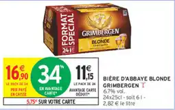 Intermarché Contact GRIMBERGEN BLONDE offre