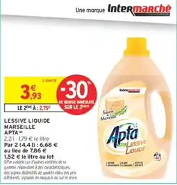 Intermarché Hyper Apta Lessive Liquide offre