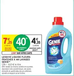 Intermarché Hyper GENIE Lessive liquide offre