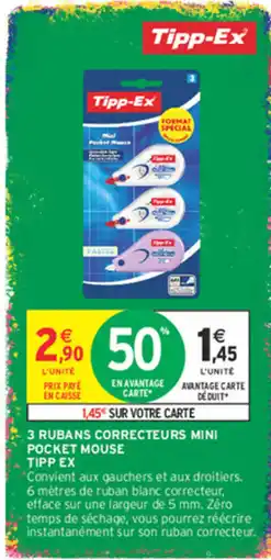 Intermarché Contact Tipp-Ex Ruban correcteur offre