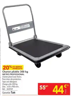 METRO METRO PROFESSIONAL Chariot pliable 300 kg offre