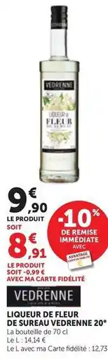 Maximarché Liqueur de fleur de sureau offre