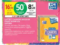 Intermarché Hyper Oxford Cahiers Openflex offre
